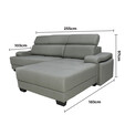 Fabric L-Shape Sofa With Stool SBL-107
